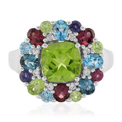 Bague en argent et Péridot