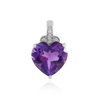 Pendentif en argent et Améthyste de Sibérie