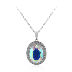 Collier en argent et Quartz Rayon de Lune