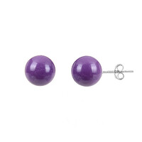 Boucles d'oreilles en argent et Phosphosidérite