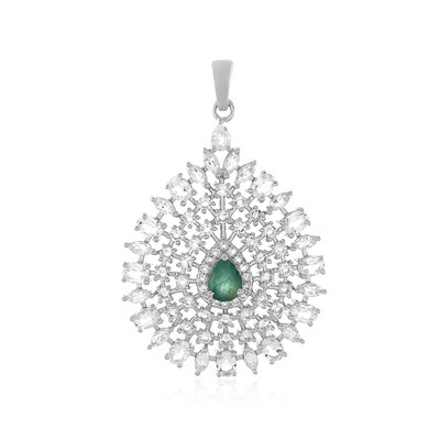 Pendentif en argent et Grandidierite