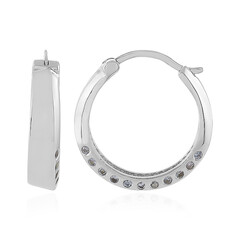 Boucles d'oreilles en argent et Tanzanite