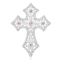 Pendentif en argent et Tourmaline rose