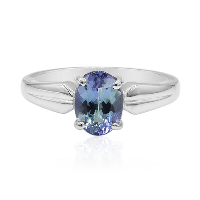 Bague en argent et Tanzanite non chauffée