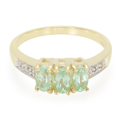 Bague en or et Tourmaline Paraiba du Brésil