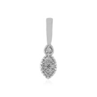 Pendentif en argent et Diamant I1 couleur (I)