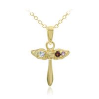 Collier en argent et Topaze bleu ciel