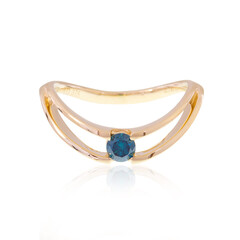 Bague en or et Diamant SI2 bleu (de Melo)