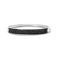 Bracelet en argent et Spinelle noir