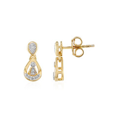 Boucles d'oreilles en argent et Diamant I2 (I)