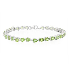 Bracelet en argent et Tourmaline Paraïba