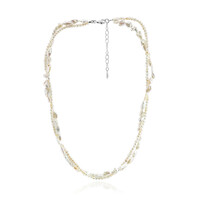 Collier en argent et Perle Keshi (TPC)