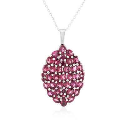 Collier en argent et Grenat Rhodolite