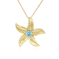 Collier en or et Zircon de Ratanakiri (Ornaments by de Melo)