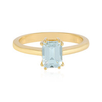 Bague en argent et Aigue-marine