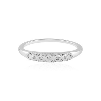 Bague en argent et Diamant I2 (I)