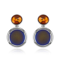 Boucles d'oreilles et Ambre baltique
