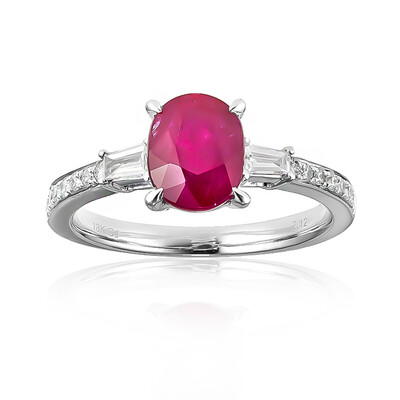 Bague en or et Rubis AAA du Mozambique (CIRARI)