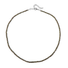 Collier en argent et Grenat de Tanzanie à couleur changeante