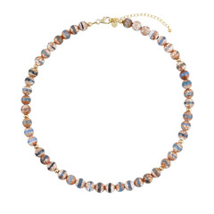 Collier en argent et Agate de Mongolie