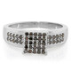 Bague en argent et Diamant fantaisie