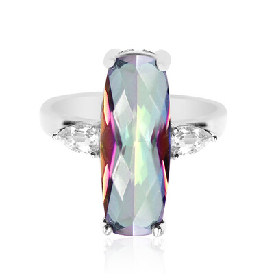 Bague en argent et Quartz mystique