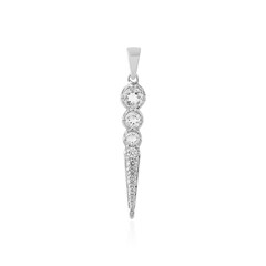 Pendentif en argent et Quartz blanc