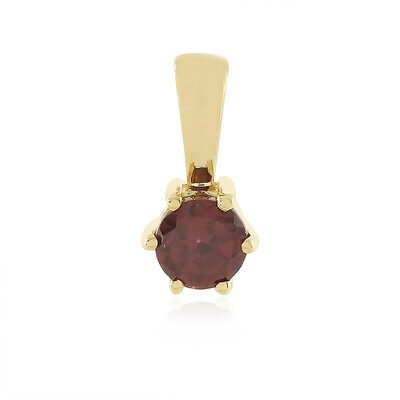 Pendentif en argent et Zircon framboise