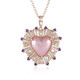 Collier en argent et Perle de Mabé rose (Gems en Vogue)