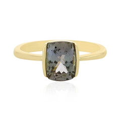Bague en or et Tanzanite non chauffée