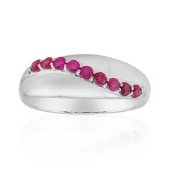 Bague en argent et Rubis de Birmanie (Pallanova)