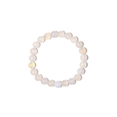 Bracelet et Agate blanche