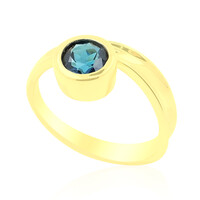 Bague en or et Indicolite du Brésil (de Melo)