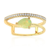Bague en or et Opale Welo AAA