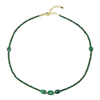 Collier en argent et Emeraude de Zambie