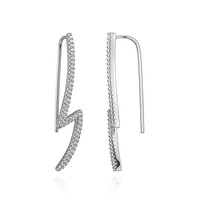 Boucles d'oreilles en argent et Zircon