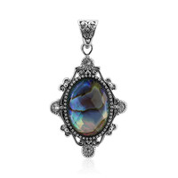 Pendentif en argent et Quartz blanc (Art of Nature)