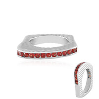 Bague en argent et Rubis de Tanzanie (de Melo)