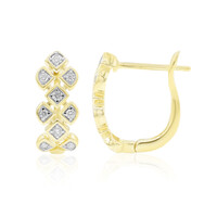 Boucles d'oreilles en or et Diamant SI2 (G)