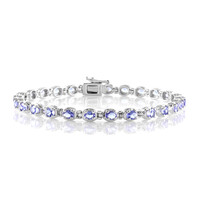 Bracelet en argent et Tanzanite