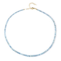 Collier en argent et Aigue-marine du Brésil