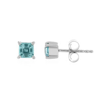 Boucles d'oreilles en argent et Zircon de Ratanakiri