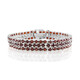 Bracelet en argent et Grenat du Mozambique