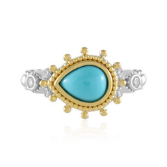 Bague en argent et Turquoise Sleeping Beauty (Dallas Prince Designs)