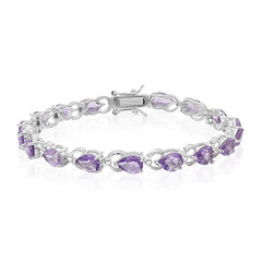 Bracelet en argent et Améthyste