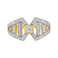 Bague en or et Diamant Flawless (F) (LUCENT DIAMONDS)