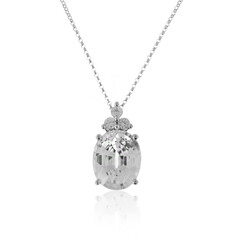 Collier en platine et Zircon de Preah Vihear (de Melo)