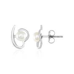Boucles d'oreilles en argent et Perle de culture d'eau douce