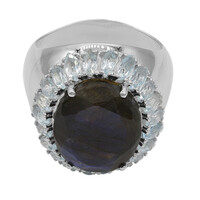 Bague en argent et Labradorite