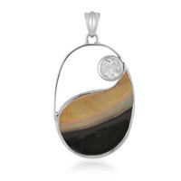 Pendentif en argent et Nacre (Bali Barong)
